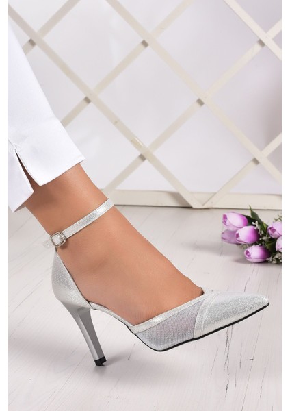 Liana Lame Kaplama Fileli Stiletto