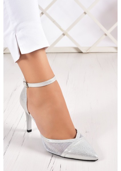 Liana Lame Kaplama Fileli Stiletto