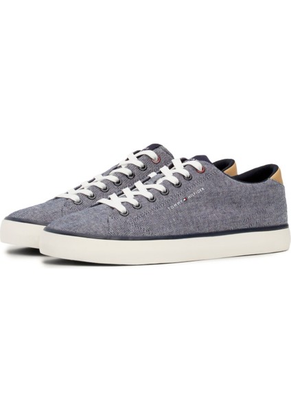 Th Hı Vulc Low Chambray Mavi Erkek Sneaker