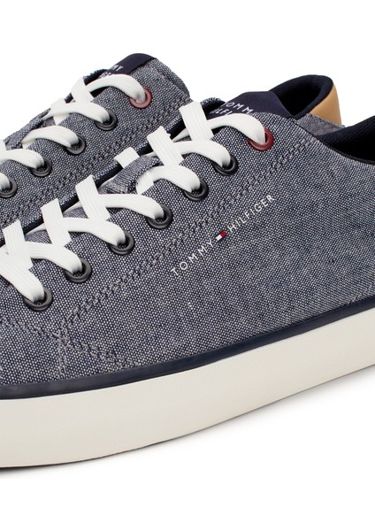 Th Hı Vulc Low Chambray Mavi Erkek Sneaker