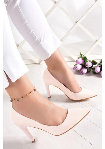 Gowa Bej Vegan Klasik Stiletto