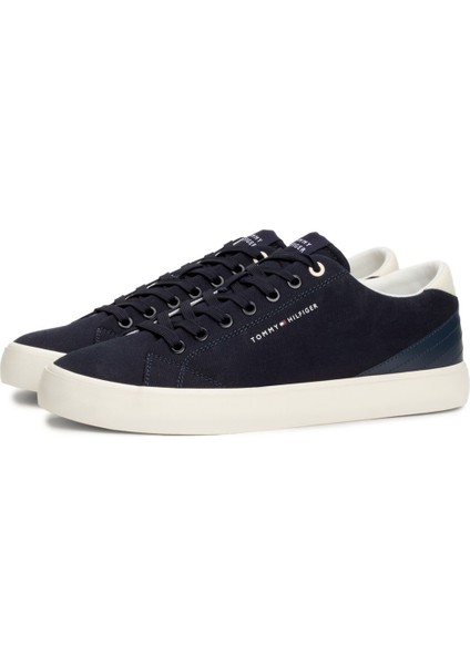 Tommy Hilfiger Th Hı Vulc Low Summer Cvs Mavi Erkek Sneaker