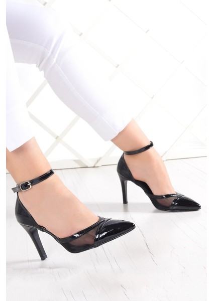 Liana Siyah Rugan Fileli Stiletto fiyatları