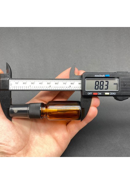 JUNİBELİW 9 Adet Çok Amaçlı Amber 10ML Sprey Fısfıs Kolonya Dezenfektan Cam Şişe Fıs Fıs 9X10ML