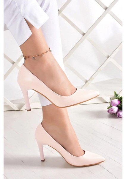 Gowa Bej Vegan Klasik Stiletto