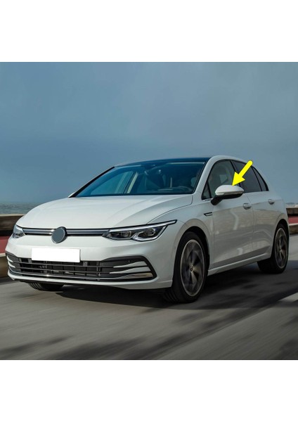 Vw Golf 8 2020-2024 Sol Dış Ayna Üst Kapağı Kapak 5H0857537