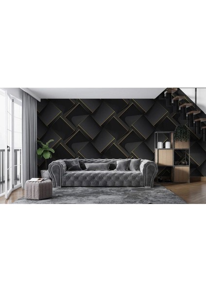 3D Grafik Desen Duvar Kağıdı