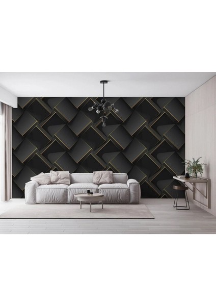 3D Grafik Desen Duvar Kağıdı