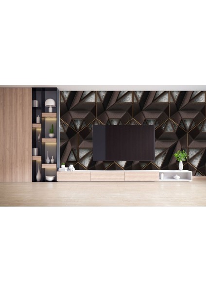 3D Grafik Desen Duvar Kağıdı