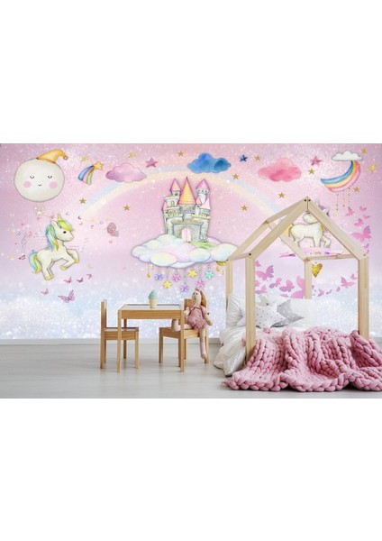 Unicorn Şato Desen Duvar Kağıdı
