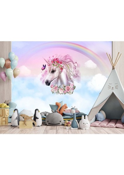 Ünicorn Desen Duvar Kağıdı