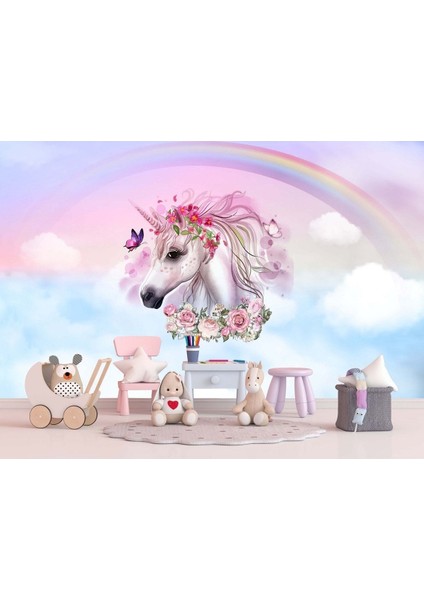 Ünicorn Desen Duvar Kağıdı