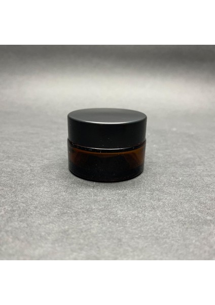 20 cc Cam Amber Krem Kavanozu  - Kapak Içi Contalı- 20ML Kahverengi Krem Kavanozu  x 10 Adet