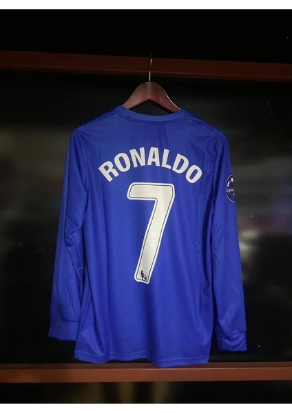 Ronaldo Uzun Kol Mavi Yetişkin 2007-2008 Sezon Forması