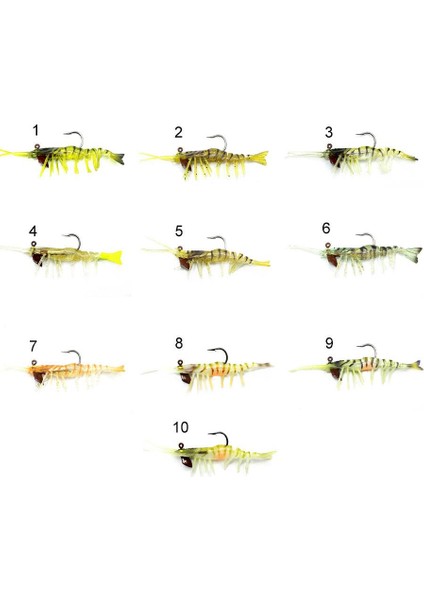 3049 Magic Shrimp 3D Silikon Karides 76MM 5.5gr