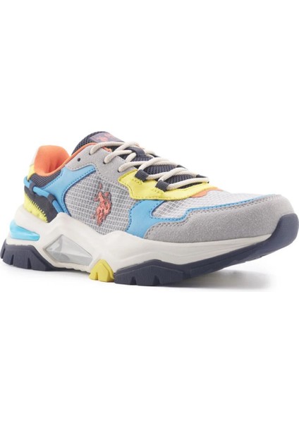 Vincent 4fx Erkek Gri-Mavi-Sarı Sneaker Ayakkabı fiyatları