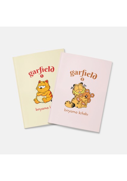 Garfield Boyama Kitabı 2'li Set