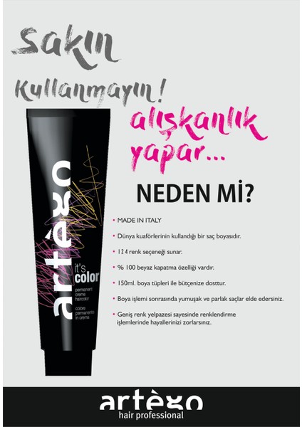 It's Color 150 Ml. Çok Açık Iris Küllü Sarı 9.12/9AV Kalıcı Saç Boyası