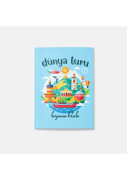 Dünya Turu Boyama Kitabı 1