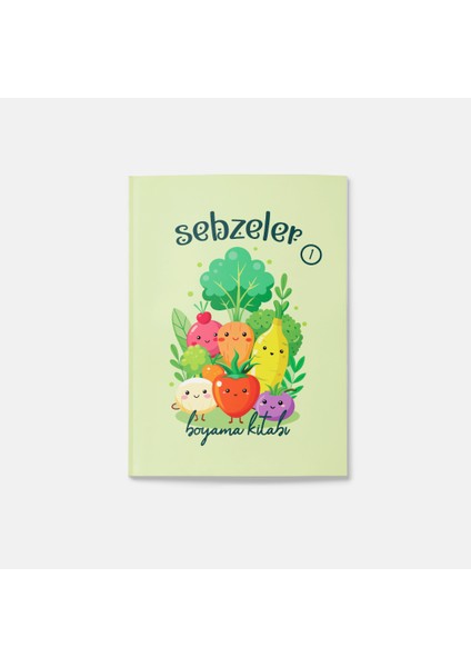 Sebzeler Boyama Kitabı 1