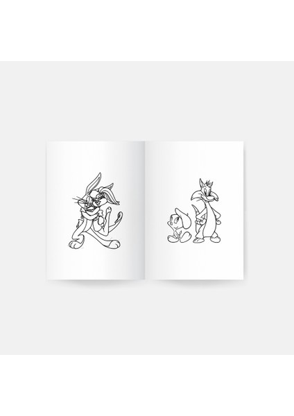 Looney Tunes Boyama Kitabı 2'li Set modelleri