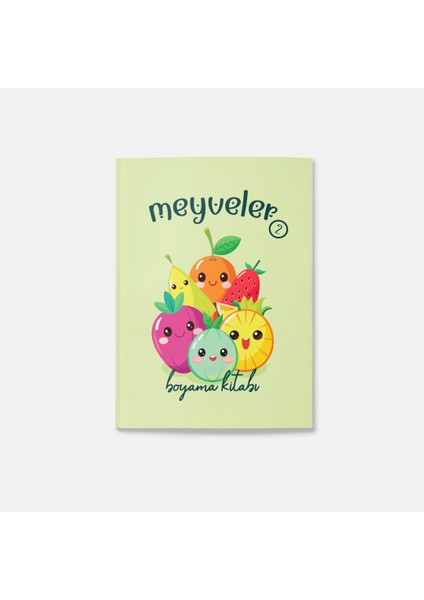 Meyveler Boyama Kitabı 2