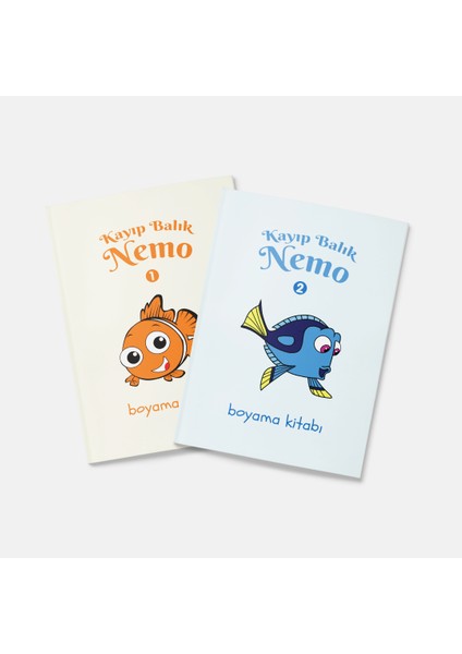 Kayıp Balık Nemo Boyama Kitabı 2'li Set