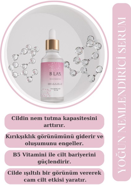 Yoğun Nemlendirici Serum (Hyalüronik Asit 2% +B5 Vitamin) fiyatları