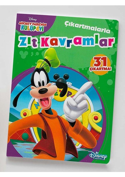 Zıt Kavramlar Disney Mickey Fare'nin Kulüp Evi Goofy Kitap fiyatları