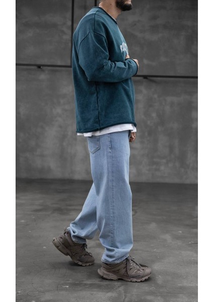 Baggy Light Blue Jean modelleri
