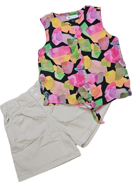 Cichild Multicolor Şort Bluz Takım 8/12