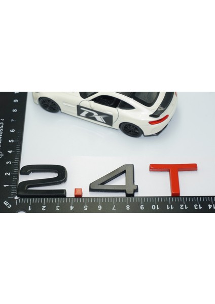 2.4 T Bagaj Siyah Kırmızı 3m Yazı Logo Audi Ile Uyumlu modelleri