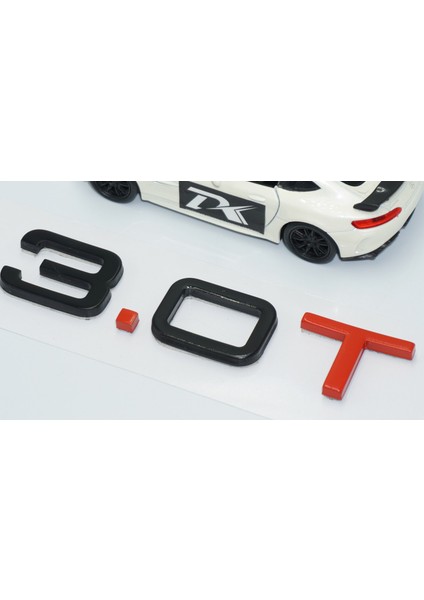 3.0 T Bagaj Siyah Kırmızı 3m Yazı Logo Audi Ile Uyumlu fiyatları