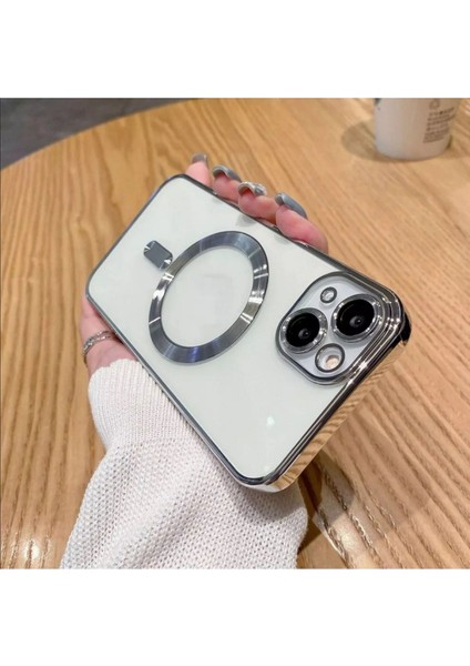 Apple Iphone 13 Promax Kamera Lens Korumalı Magsafe Wireless Kırılmaz Cam Koruma Hediye