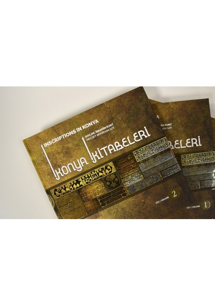 Konya Kitabeleri - Inscrıptıons in Konya 2 Cilt Takım (Ciltli)