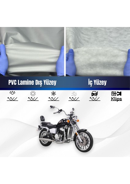 Ultra Shop Regal Raptor Dd 125E Su Geçirmez Motosiklet Branda 4 Mevsime Uygun Motor Brandası