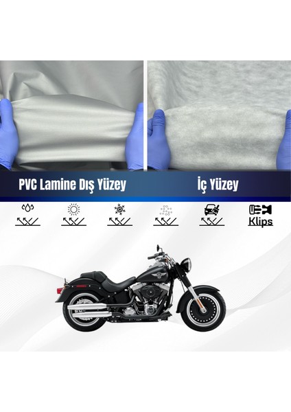 Ultra Shop Rks Cruiser 250 Su Geçirmez Motosiklet Branda 4 Mevsime Uygun Motor Brandası