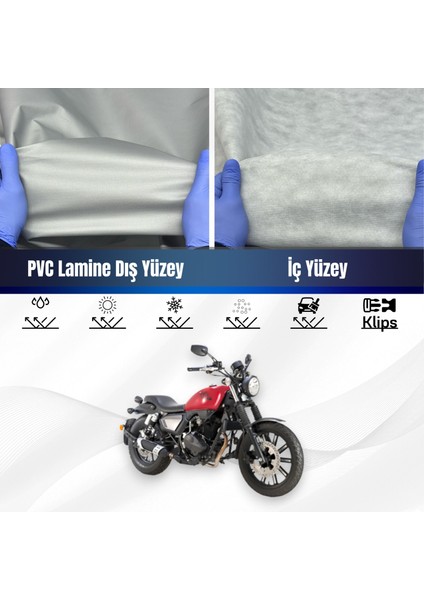 Ultra Shop Rks K-Light 202 Su Geçirmez Motosiklet Branda 4 Mevsime Uygun Motor Brandası