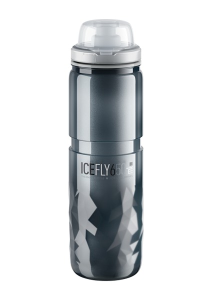 Ice Fly Termoslu Bisiklet Matarası 650 ml Siyah