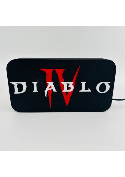 Diablo 4 LED Lightbox Lamba