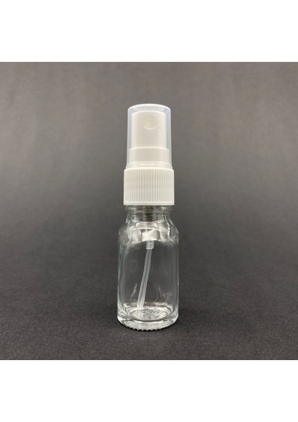 JUNİBELİW 3 Adet Çok Amaçlı Şeffaf 10ML Sprey Fısfıs Kolonya Dezenfektan Cam Şişe Fıs Fıs 3X10ML