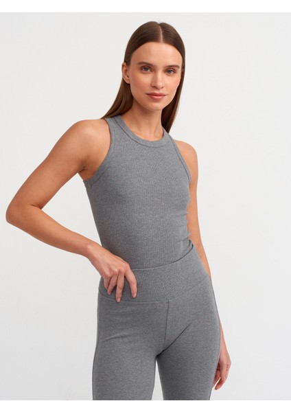20853 Crop Top-Antrasit