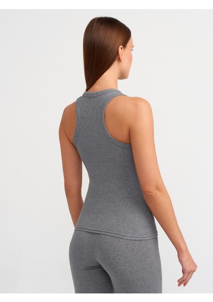 20853 Crop Top-Antrasit