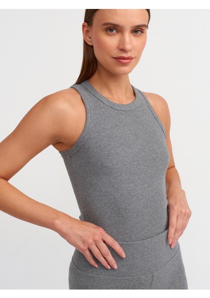 20853 Crop Top-Antrasit