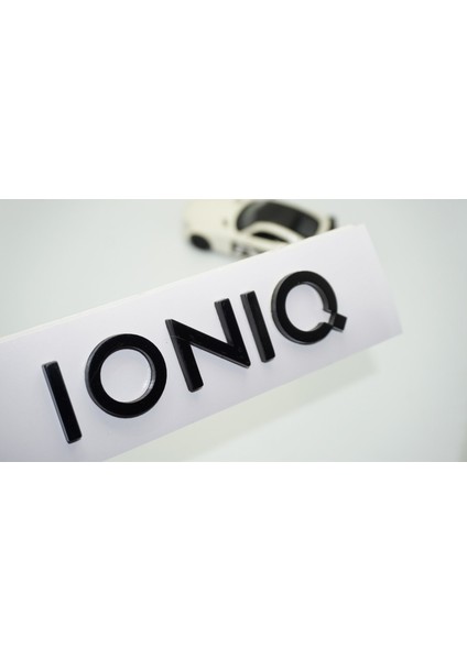 Hyundai Ioniq Siyah Abs 3m 3D Bagaj Yazı Logo Arma