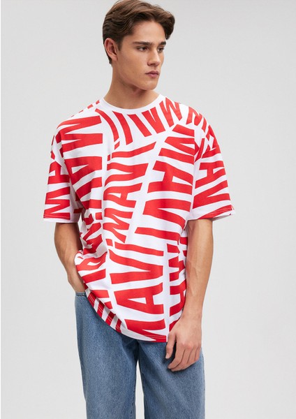 Logo Baskılı Kırmızı Tişört 0610629-70471