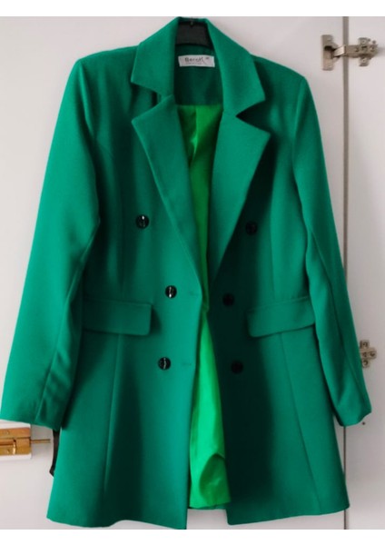 Yeşil Blazer Ceket Yeşil - 40