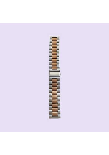 22 mm Universal Paslanmaz Çelik Kordon Akıllı Pimli Gümüş Rose Gold fiyatları