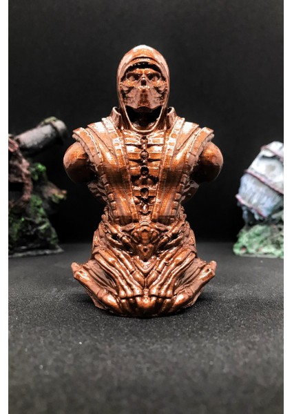 Mortal Kombat Scorpion Büst 10CM - Bakır