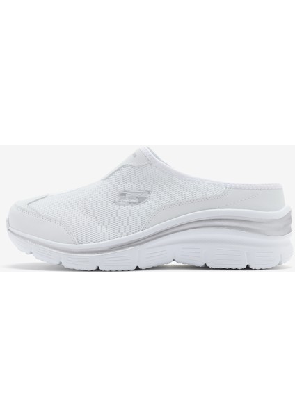 Fashion Fit Kadın Beyaz Arkası Açık Spor Ayakkabı 12714TK Wht